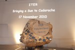 ITER proudly presents: The Foundation Stone.